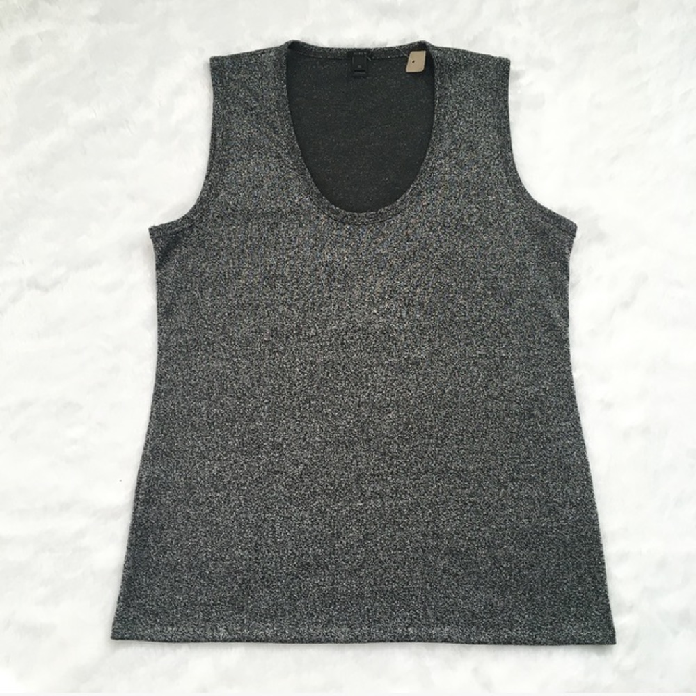 New With Tags J. Crew Silver Sparkle Tank Top